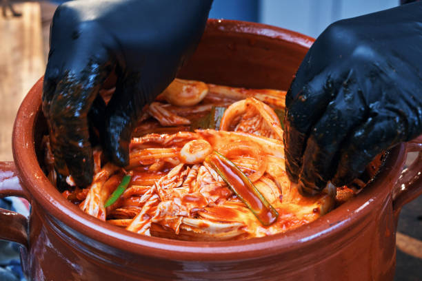 Fermented Foods - Fermenting Kimchi with Red Pepper Paste