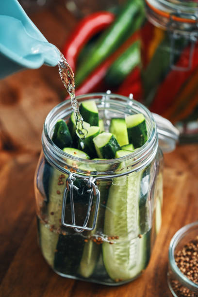 Fermented Foods - Preparing Fermented Cucumbers with Spices