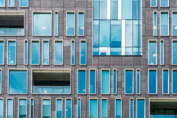Free Stock Photo of Modern Building Facade Covered in Windows ...