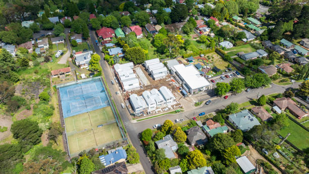istock A new housing development area in an established suburb 2200652800
