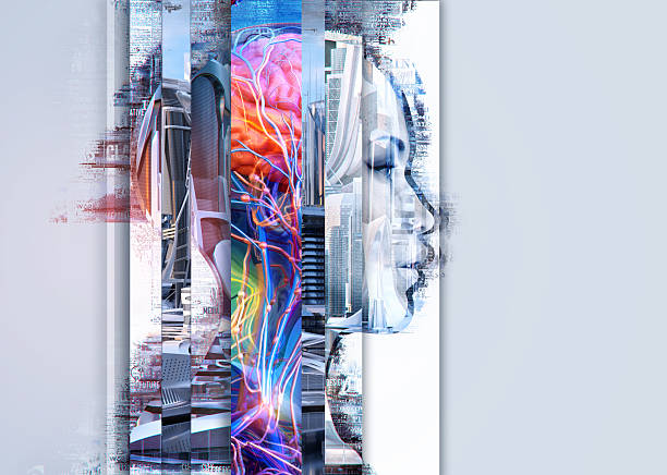 Science, technology, medicine graphic cover presentation