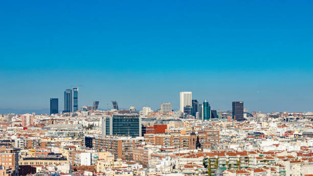 istock The skyline and rooftops of Madrid, Spain. 2200671905