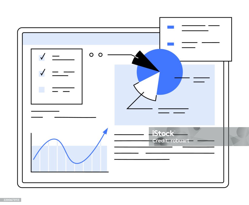 Od Visualization Data Visualization Dashboard With Pie Chart Line Graph And Document ...