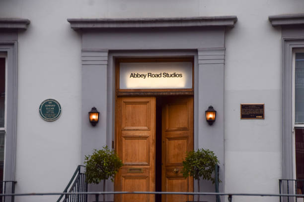 London, UK - March 5 2023: exterior view of Abbey Road Studios.
