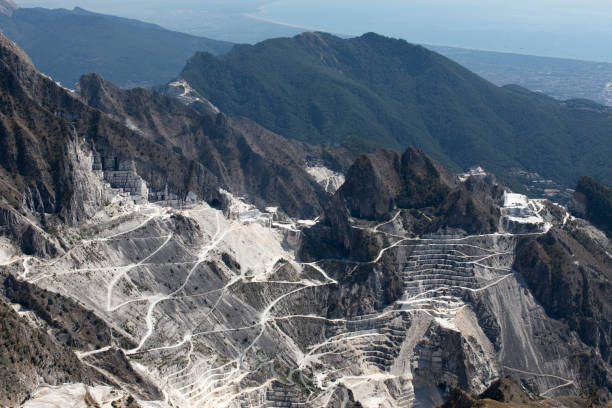 istock A nice view of marble quarry close to Carrara 2200678146