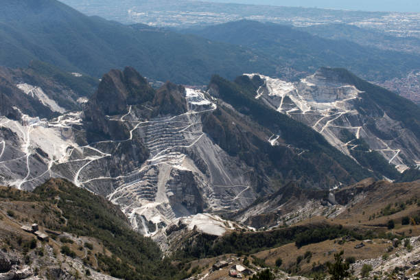 istock A nice view of marble quarry close to Carrara 2200678153