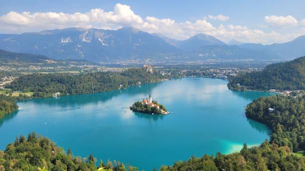 istock Island on the Lake 2200682788