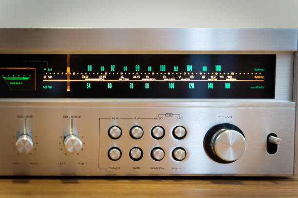 istock Vintage Analog Radio Receiver with Tuning Display 2200739922