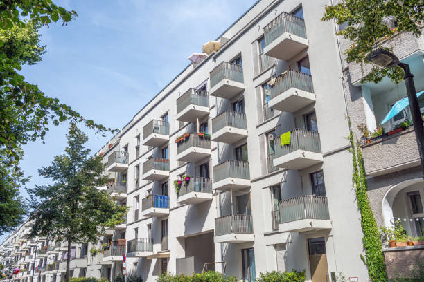 istock Modern apartment buildings in Berlin 2200753137