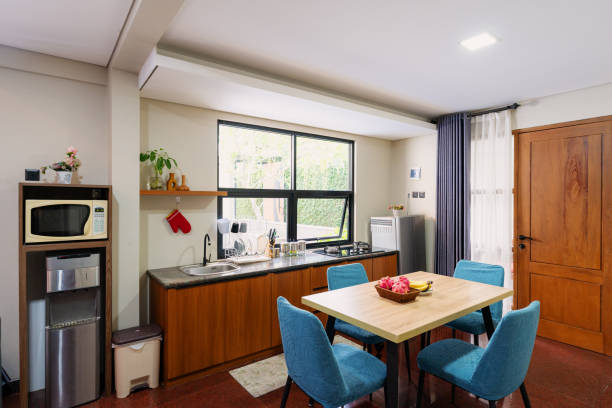 istock Cozy Open-Concept Kitchen and Dining Area with Natural Light 2200755458