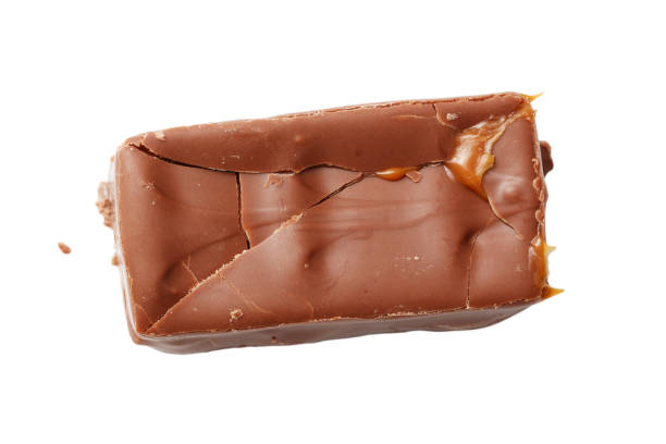istock A chocolate bar with a caramel center 2200766862