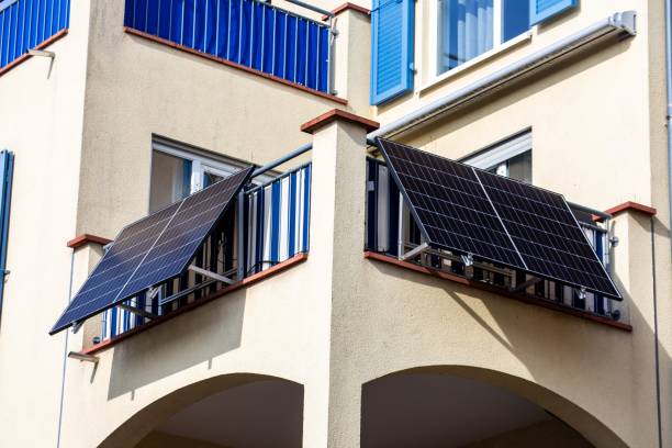 istock Balcony power plant on an apartment building 2200767105