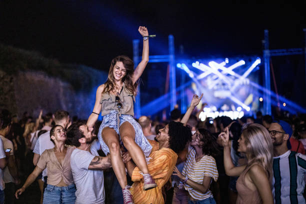 istock Fun on music festival! 2200769426