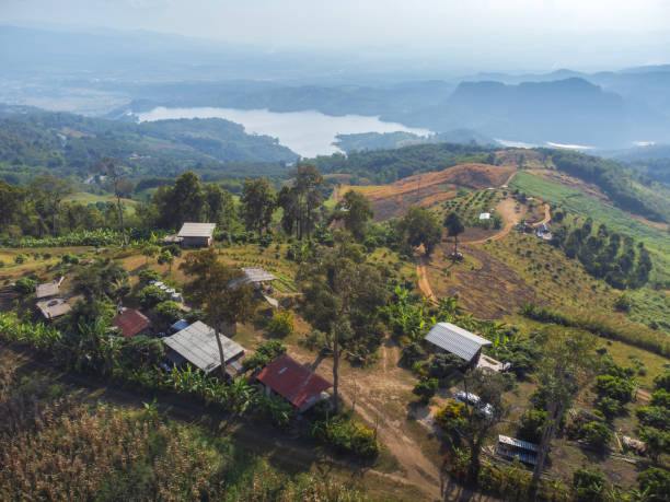 istock Beautiful scenery during sunset at Doi Chang, Chiang Rai, Thailand 2200778400