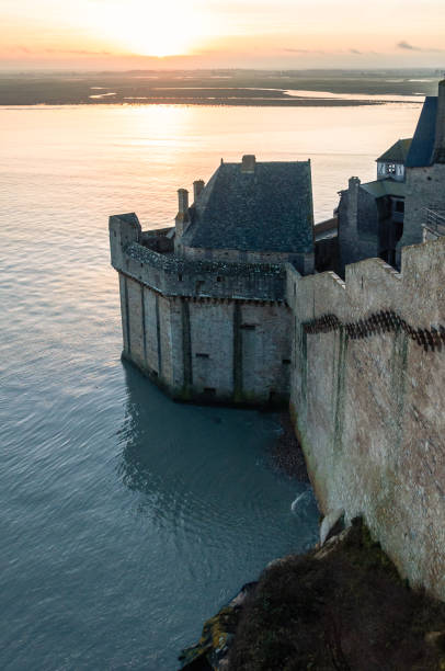 istock Golden Hour at Mont Saint-Michel 2200778690