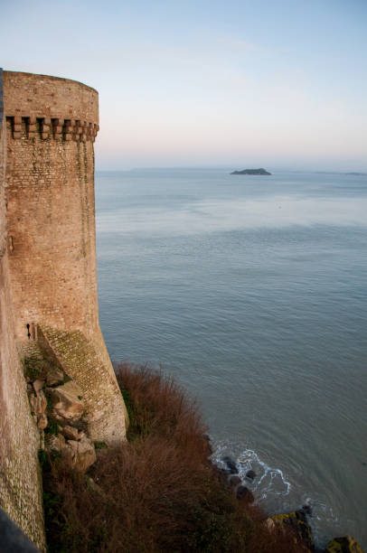 istock The Imposing Bastion of Mont Saint-Michel 2200778699
