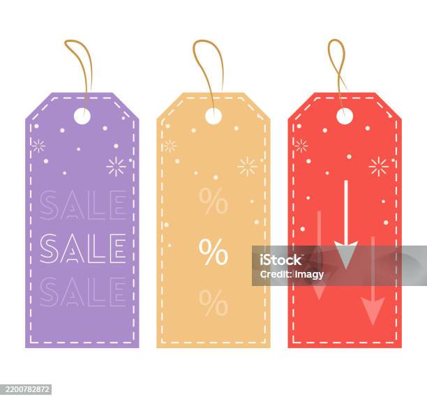 Price Tag Format Design Pattern Colored Modern Minimal Price Tag Template All Layered And Grouped ...