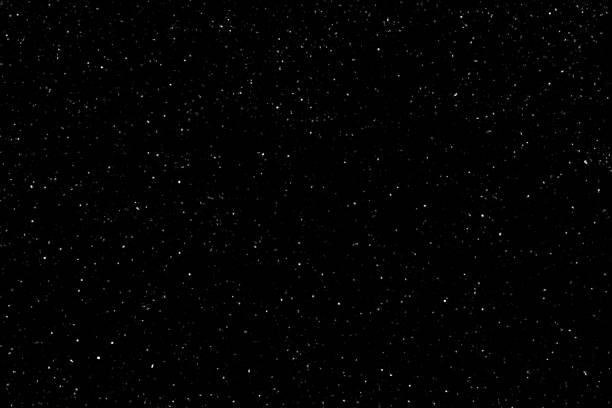 istock Starry night sky. Galaxy space. Glowing stars in sky. 2200785293