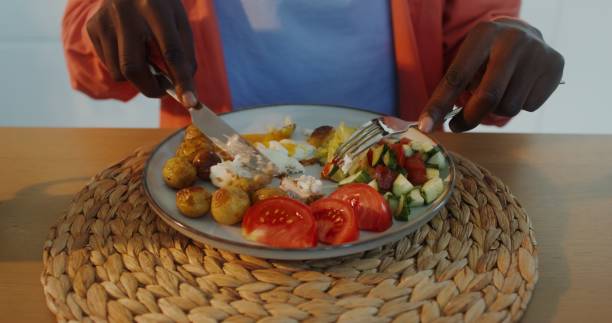 istock A man is having lunch at home 2200791480
