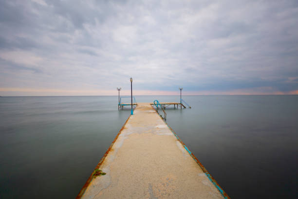 istock Buyukcekmece beach and lake, piers 2200799481