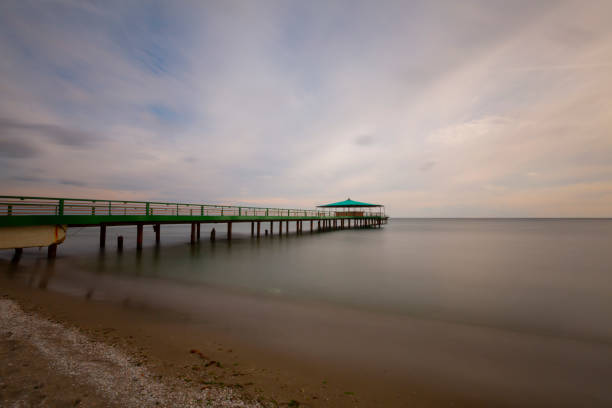 istock Buyukcekmece beach and lake, piers 2200800259