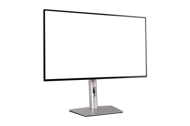 istock Smart monitor with blank screen isolated on white background. 2200802252