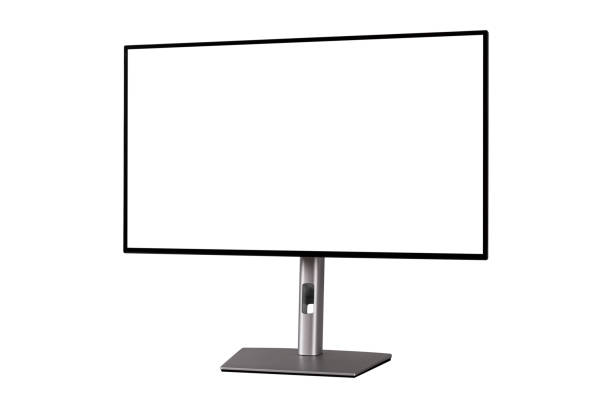 istock Smart monitor with blank screen isolated on white background. 2200802261