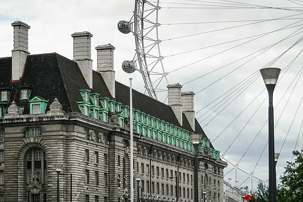 London, UK, November 2024: Waterloo Bridge and County Hall over the River Thames at Westminster, London, UK.