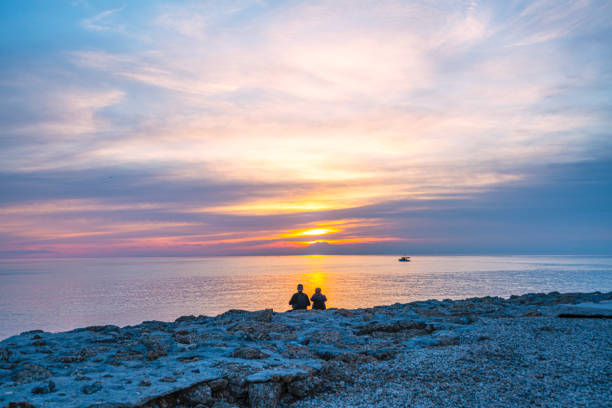 istock The scenic views of lovers at Side marina 2200806616
