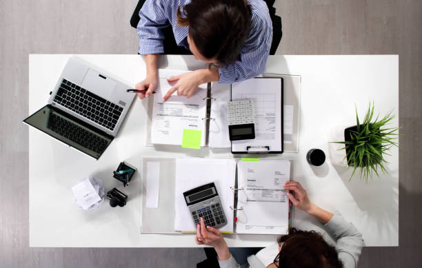 istock Professional Accountant Conducting Tax Audit 2200808325