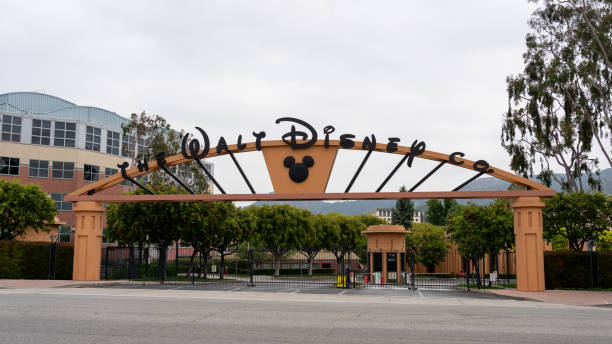 Walt Disney Studios in Burbank, California, United States - May 28, 2023. The Walt Disney Studios is a studio lot which serves as the global headquarters for The Walt Disney Company media conglomerate