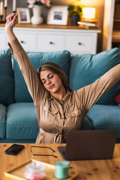 istock Young Woman working on laptop 2200823163
