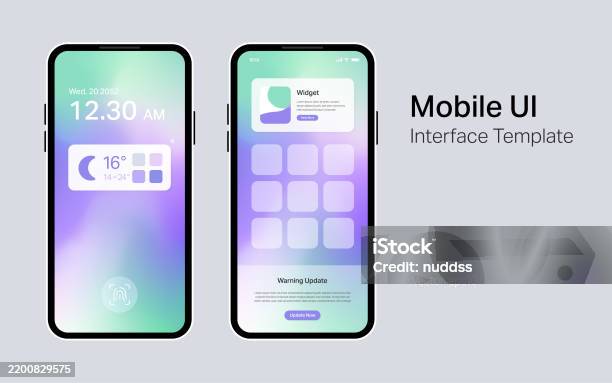 Front Interface Mobile Interface Screen With A User Friendly Layout For Modern ...