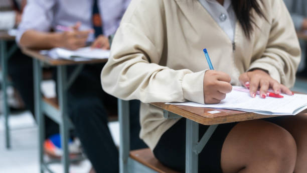 istock University Students Taking an Exam in a Classroom. 2200831431