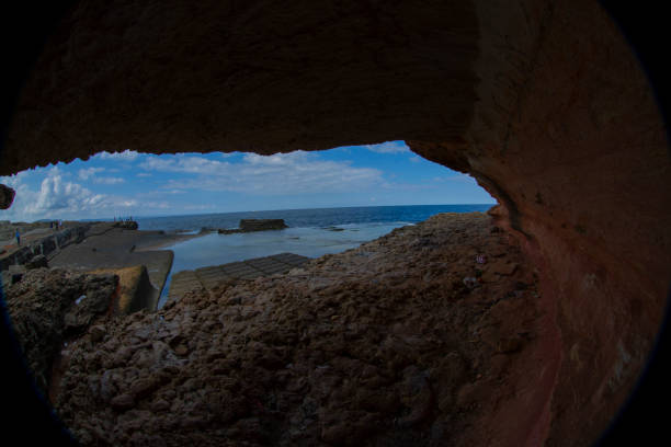 Azure window and Blue Hole, Gozo, Malta.
