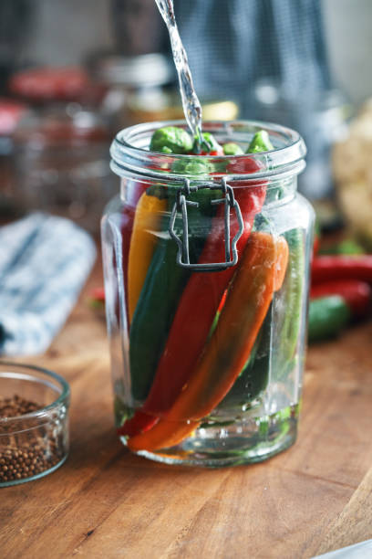 istock Fermented Foods - Preparing Fermented Mixed Chili Peppers 2200849519