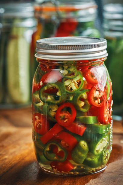 istock Fermented Foods - Preparing Fermented Mixed Chili Peppers 2200849805