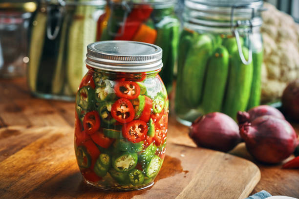 istock Fermented Foods - Preparing Fermented Mixed Chili Peppers 2200849852