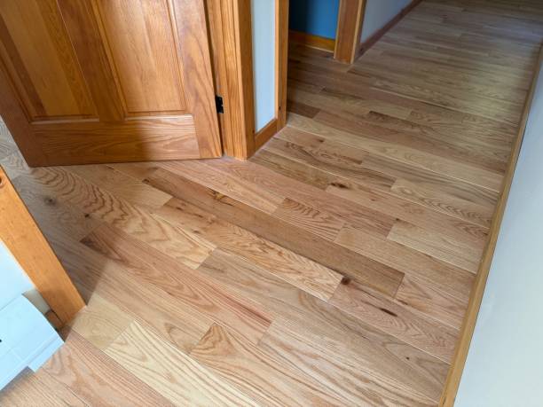istock Hardwood Floor Engineered Tongue and Grove Plank Boards 2200850617