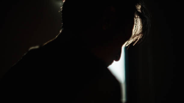istock In silhouette of man contemplation. 2200850910
