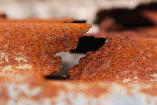 istock Rusty Metal Texture: A Close-Up View of Heavily Corroded Metal Surface 2200853892