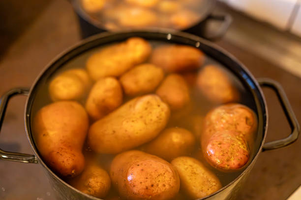 istock Boiling Potatoes in a Large Pot on the Stove 2200854177