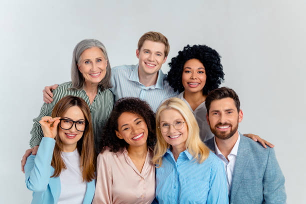 istock Professional business team portrait showcasing diverse colleagues in a collaborative office environment 2200854259