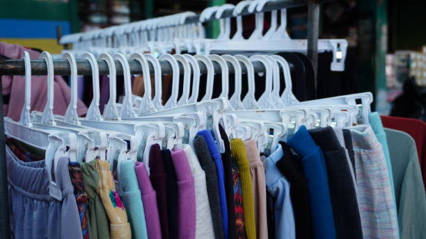 istock Organized Colorful Clothing Display 2200858627