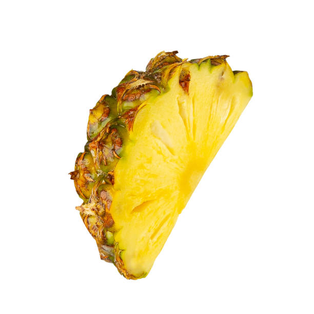 istock Pineapple slices isolated on white background with clipping path, full depth of field 2200861932