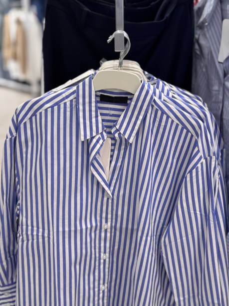 istock Striped Shirt on Hanger 2200862288