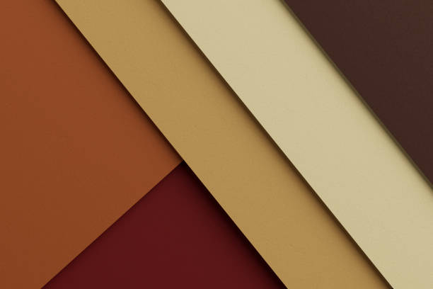 Stack of Colour Paper or Fabric Texture Diagonal Abstract Presentation Background for Banner or Your Design extreme closeup. 3d Rendering