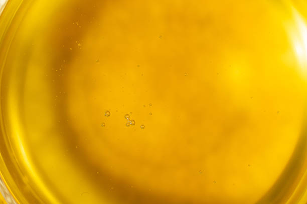 istock Unrefined cold pressed sesame oil in a glass bowl. 2200871346