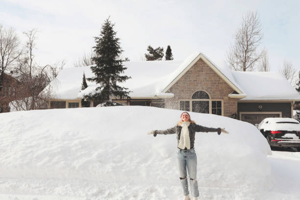 istock Woman in the Snow 2200873869
