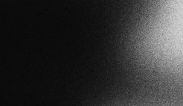 istock Grainy gradient black and white abstract dark retro monochrome background with noise texture 2200878194